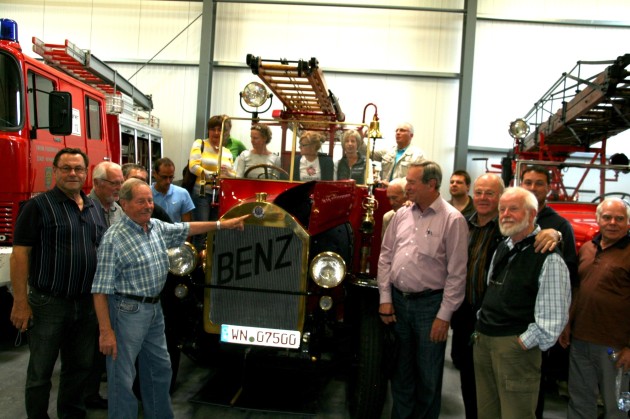 Ausnahmsweise auch Probe sitzen durften die Besucher aus Gaggenau im Benz-Gaggenau von 1924 