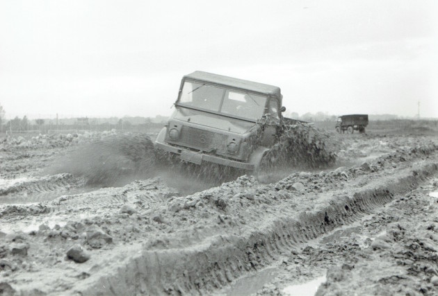 Die Prototypen des Unimog-S wurden 1954 unter extremen Bedingungen getestet