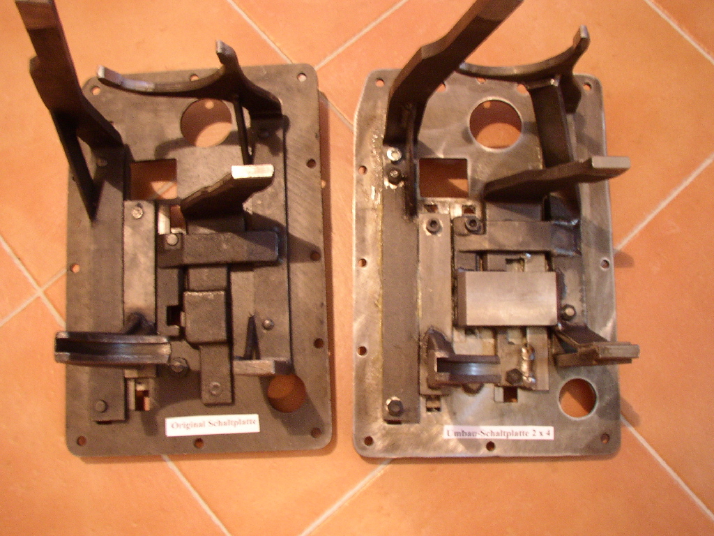 Umbau Schaltplatte 404/411