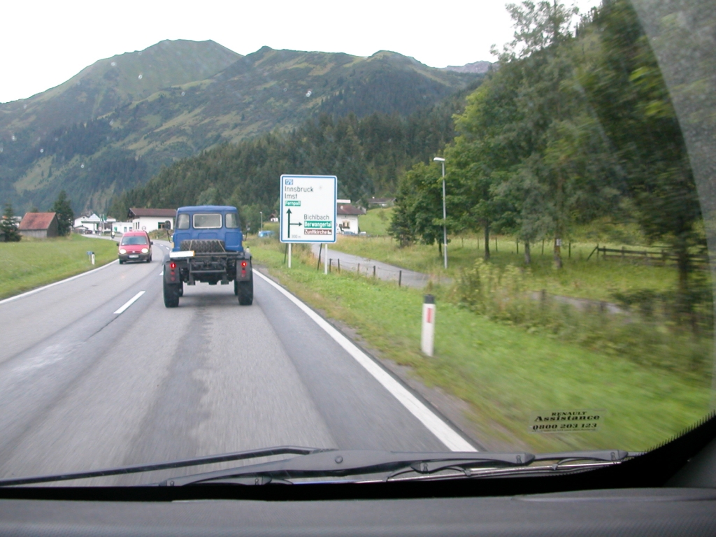 U416 Auf dem Weg nach Hause vor dem Fernpass ...