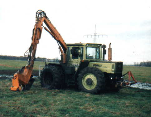 Mbtrac1600 mit Lotmaschnine