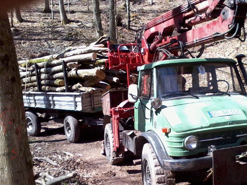 U 416 mit Kran und Winde