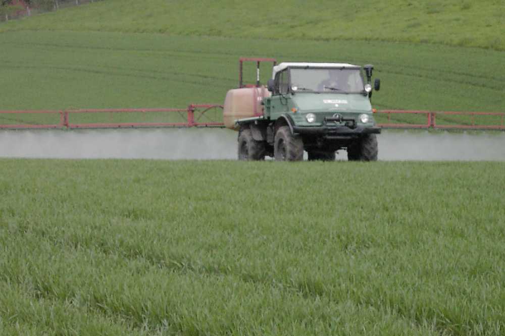 Willie's U900 beim spritzen.