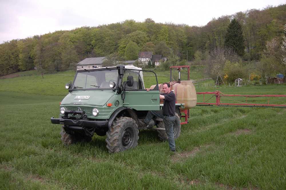 Willie's U900 beim spritzen.