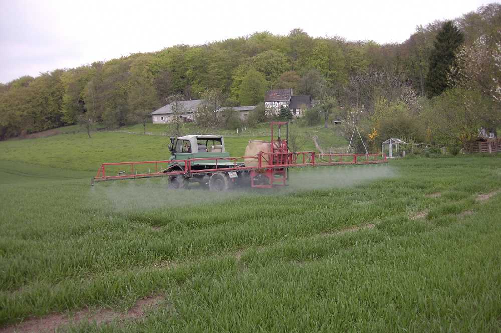 Willie's U900 beim spritzen.