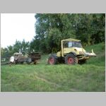 UK60 Nr.73 beim Bergen eines Traktors mit Hänger