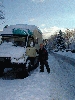 U416 im Winter: Fertig zur Ausfahrt im Schnee