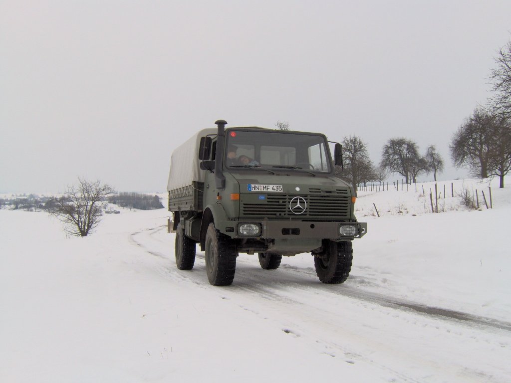 Ausfahrt im Schnee 2005