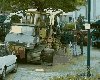 Den Eingangsbereich schmückte der Unitrac vom Romi Den Eingangsbereich schmückte der Unitrac vom Romi