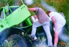 Unimog im Graben