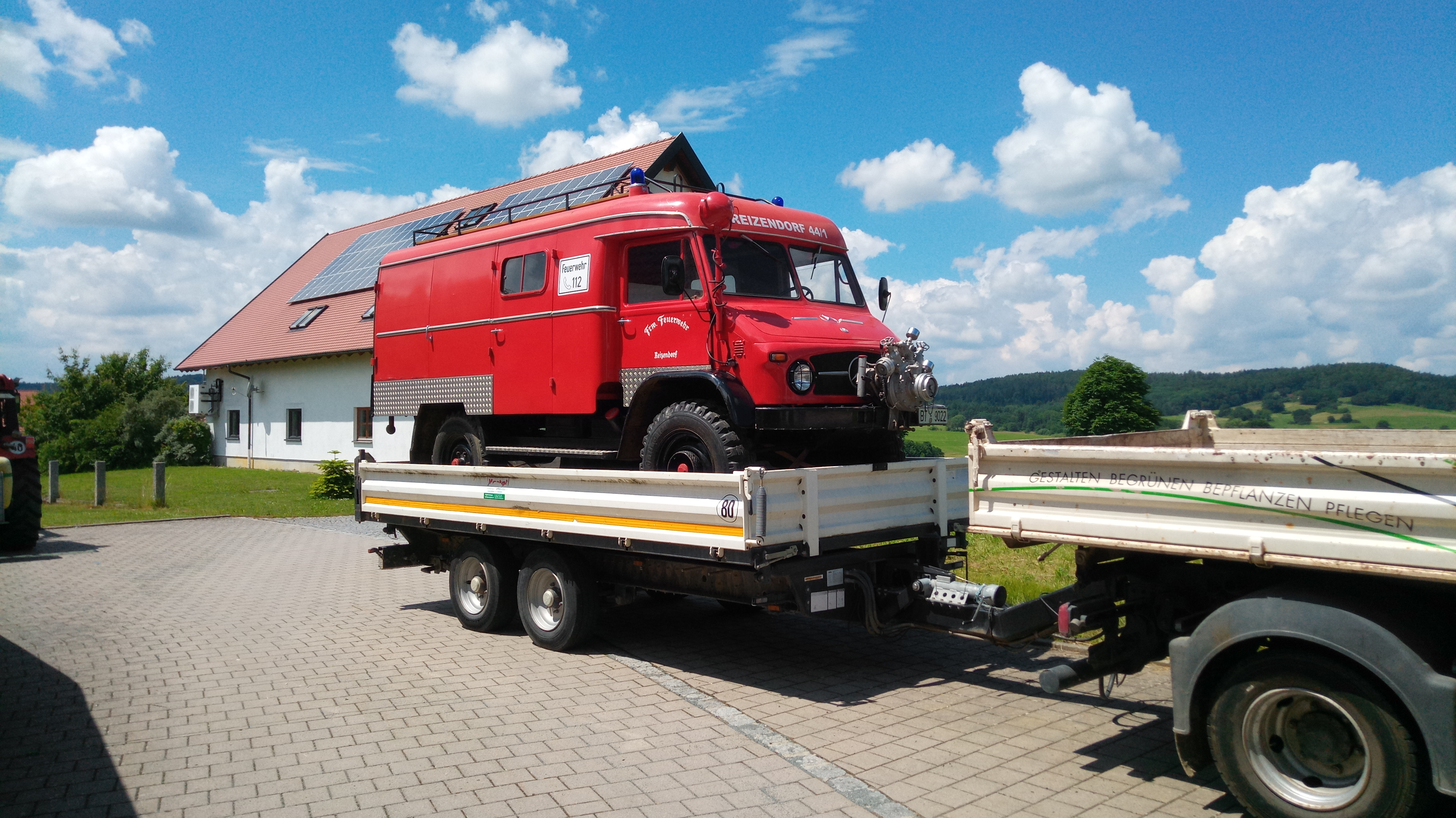 Unsere alte Feuerwehrdame in voller Pracht