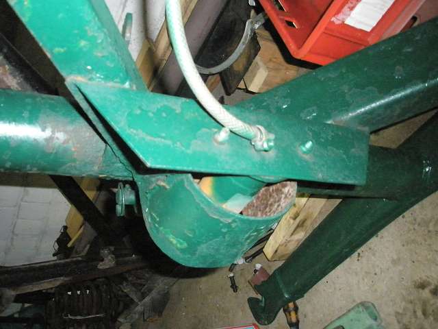 Blick von hinten unten