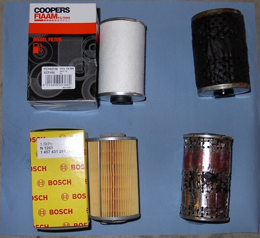 Dieselfilter OM353 mit Filter in Reihe