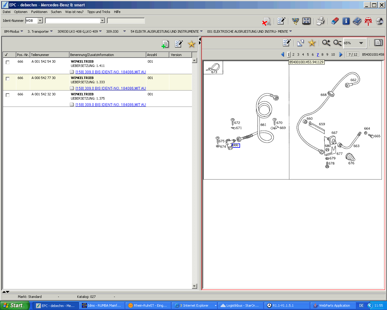 Angleichgetriebe Unimog