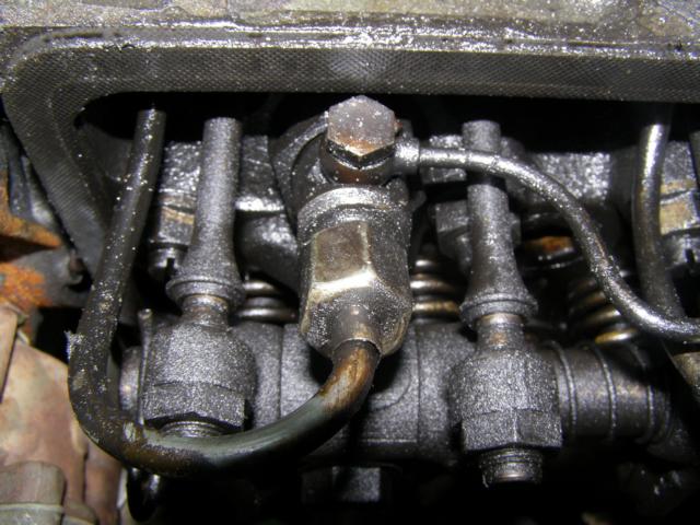 Detail einer EinspritzdÃ¼se