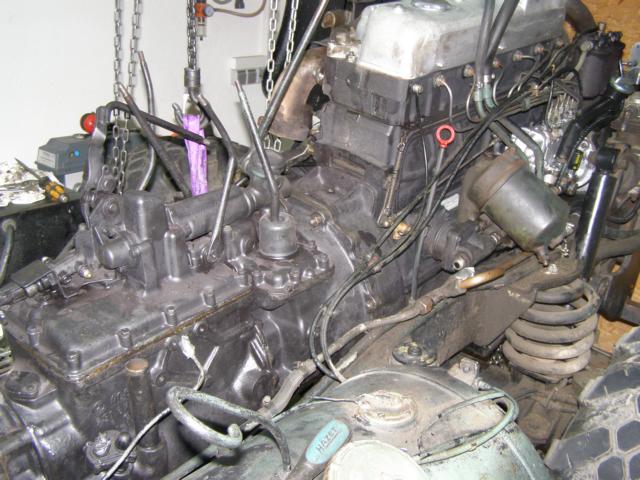 Motor und Getriebe im montierten Zustand