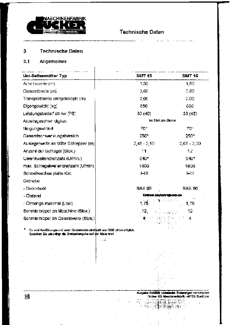 Entschuldigt die schlechte QualitÃ¤t. Arbeitsgeschwindigkeit sind bis 8km pro Stunde