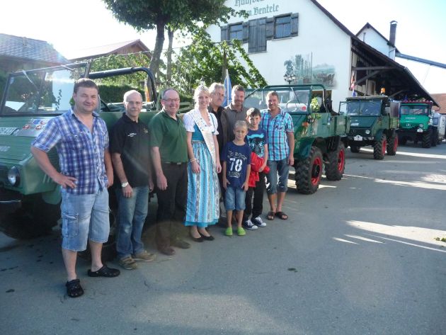 Mit amtierender HopfenkÃ¶nigin in Tettnang