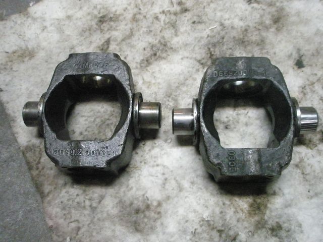 Links neue Achse rechts alte Achse