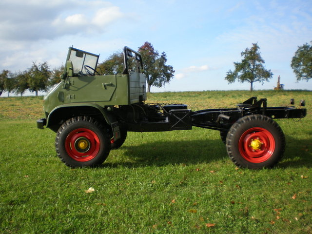 Nach der Restaurierung und vor dem aufsetzen der neuen Pritsche (Bild vom Vorbesitzer)