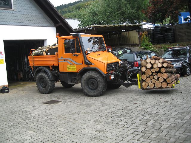 Holzarbeiten im Sommer