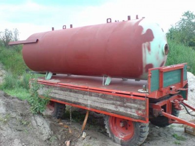 Gastankumbau 4850 Liter zum 50kw Holzvergaser auf Müller Mitteltal