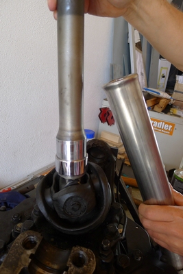 gestauchtes Edelstahlrohr des Hilfswerkzeuges