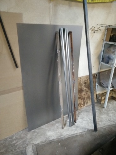 Metallbestellung inkl. alter &amp; neuer Rückwand Verstrebungen