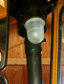 Das ist der Staub von gerade mal 10 Betriebsstunden den allein der Zyklon rausfischt.