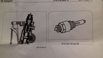 rechts ist der adapter und links im eingebauten zustand