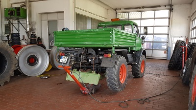 jüngst beim Wechsel auf Agrarreifen