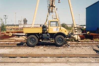 2-Wege-Unimog U406 am 01.09.1991