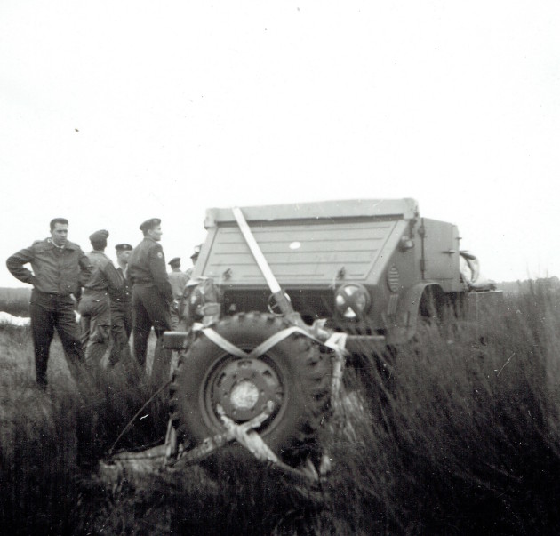 Der Unimog 411.114 mit Benzinmotor ist gut gelandet